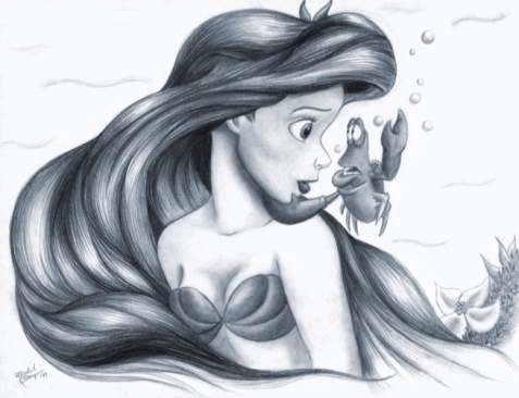 477x366 The Little Mermaid Images Sketch Wallpaper And Background Photos - The Little Mermaid Sketch