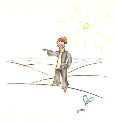 400x425 Antoine De Saint - The Little Prince Sketch