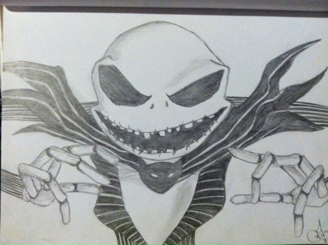 640x478 Nightmare Before Christmas Jack Skellington By Tinalbion - The Nightmare Before Christmas Sketch