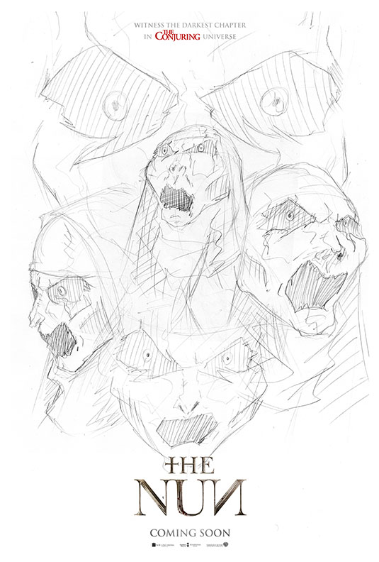535x792 The Nun Cover Sketch - The Nun Sketch