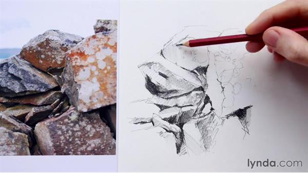 600x338 Rocks And Mountains - The Rock Sketch