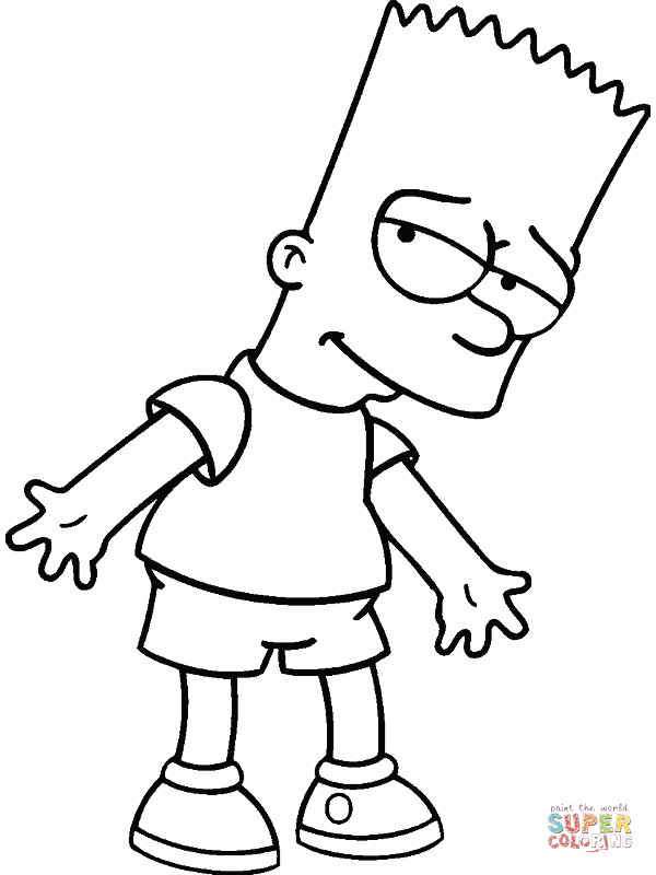 600x800 The Simpsons Sketch Printable Free Printables - The Simpsons Sketch