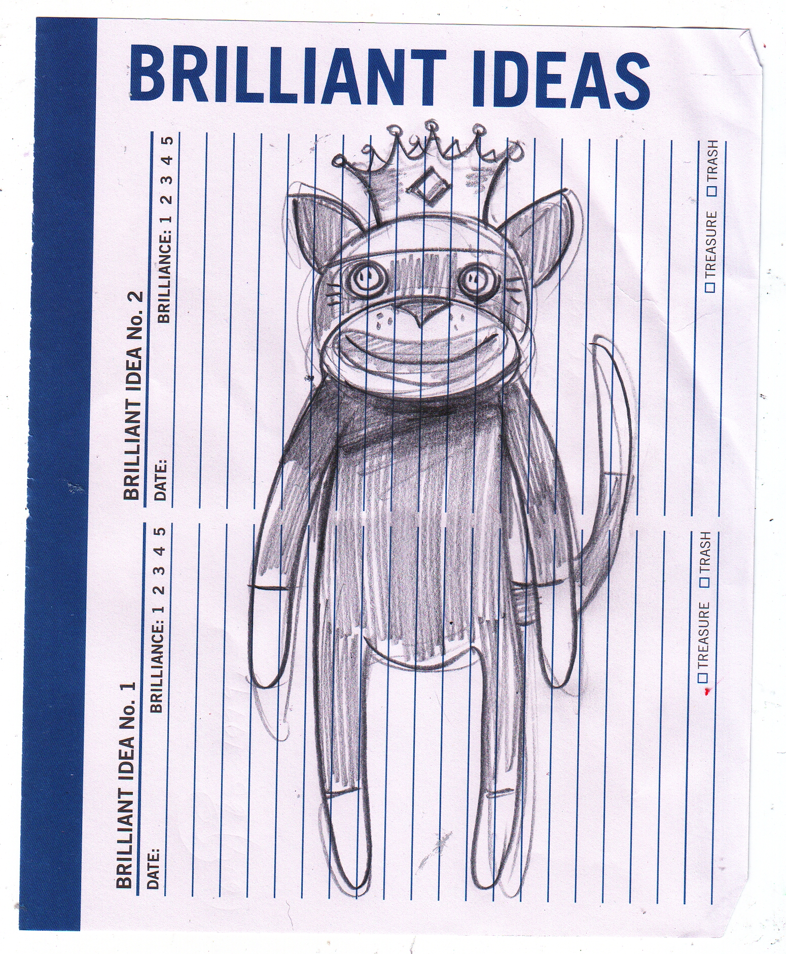 1550x1880 Princess Monkey Special Order! Step 1. The Sketch. Step 2 - The Sketch Monkey