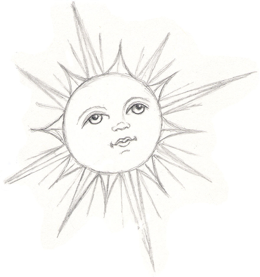 881x939 The Sun - The Sun Sketch