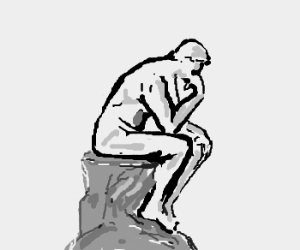 300x250 The Thinker - The Thinker Sketch