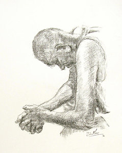 239x300 The Thinker Drawings Fine Art America - The Thinker Sketch