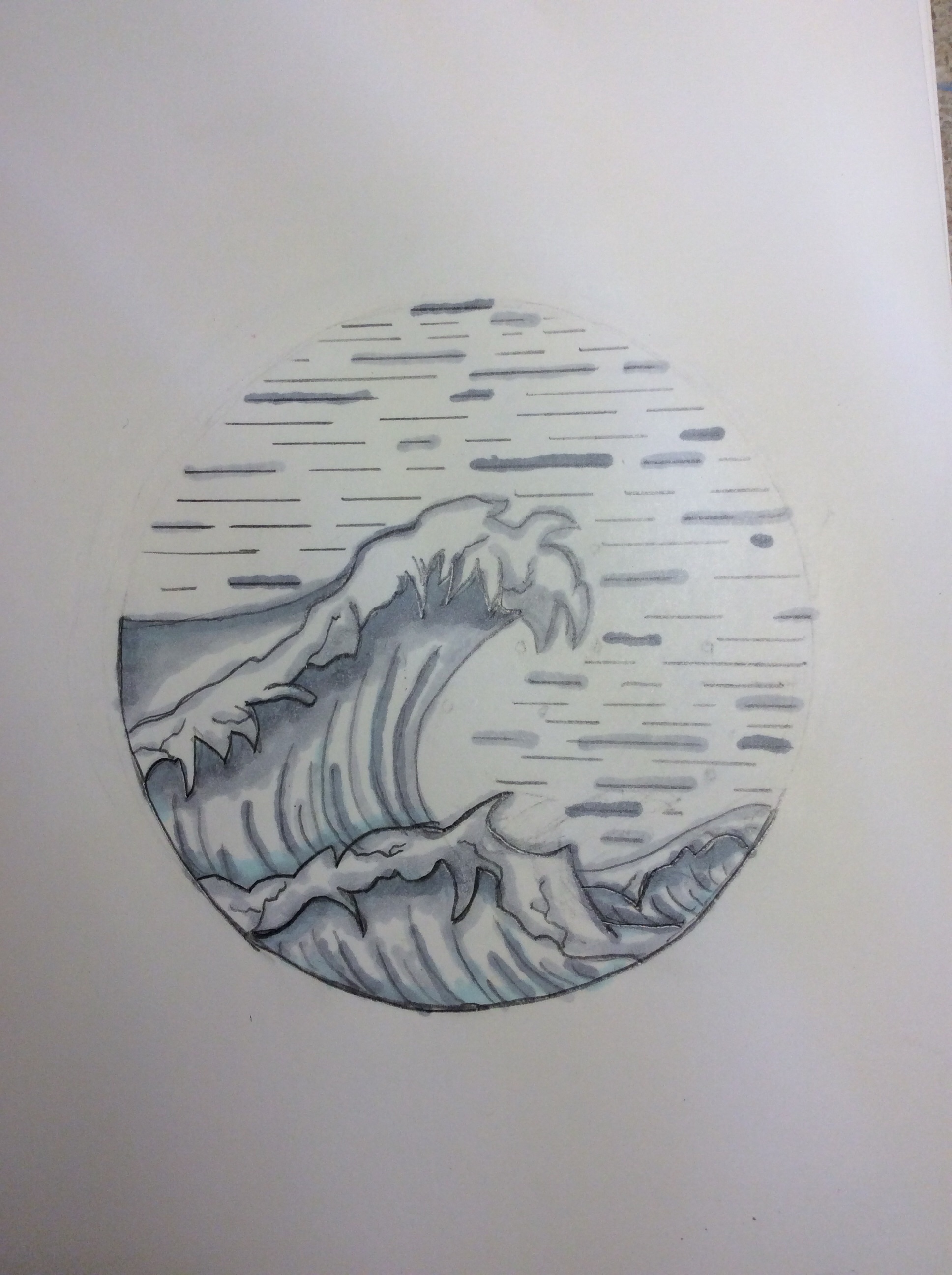 1936x2592 Wave Sketch The Art Unicorn - The Wave Sketch
