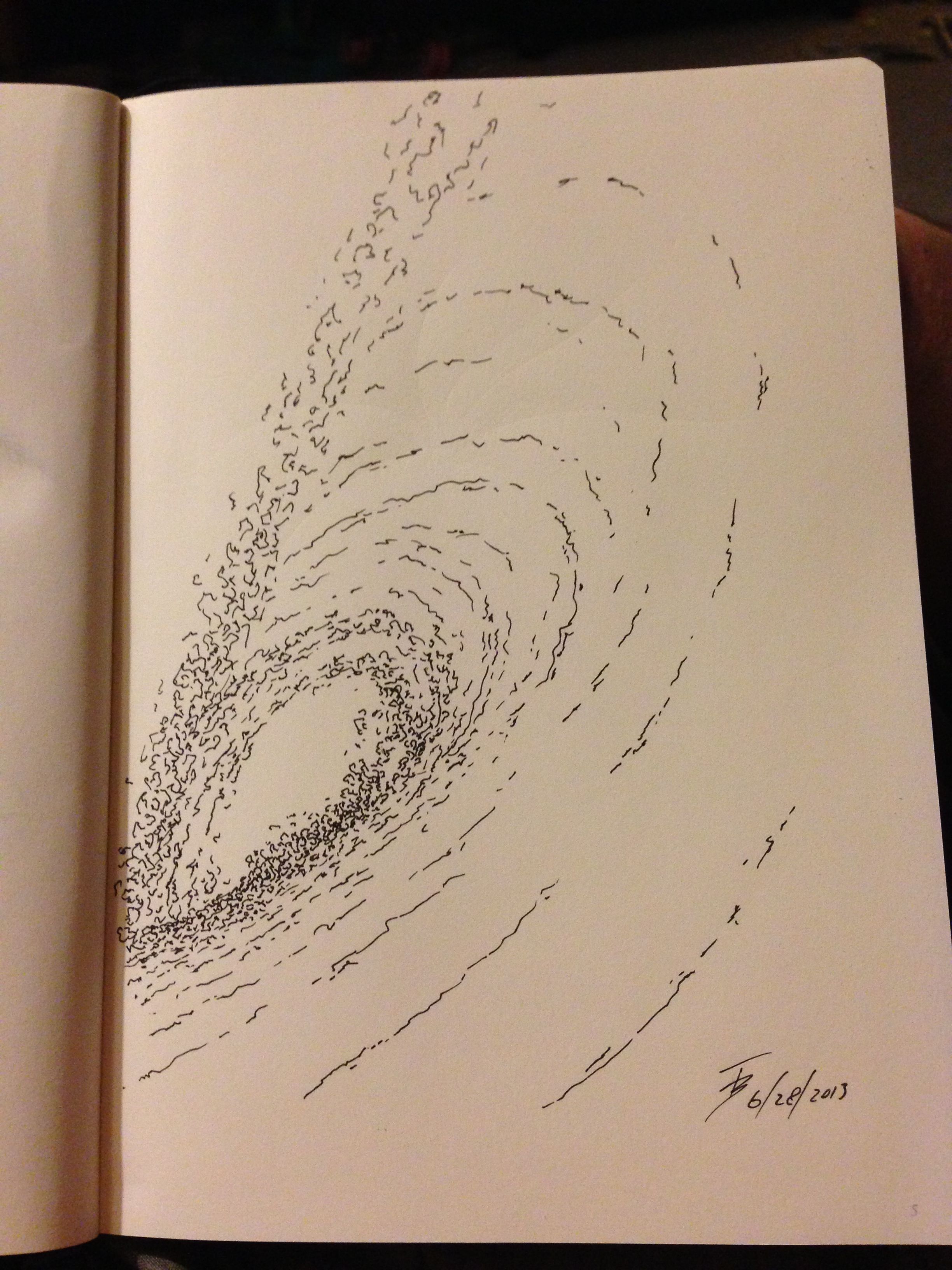 2448x3264 Wave Sketch. Todd Bushman - The Wave Sketch