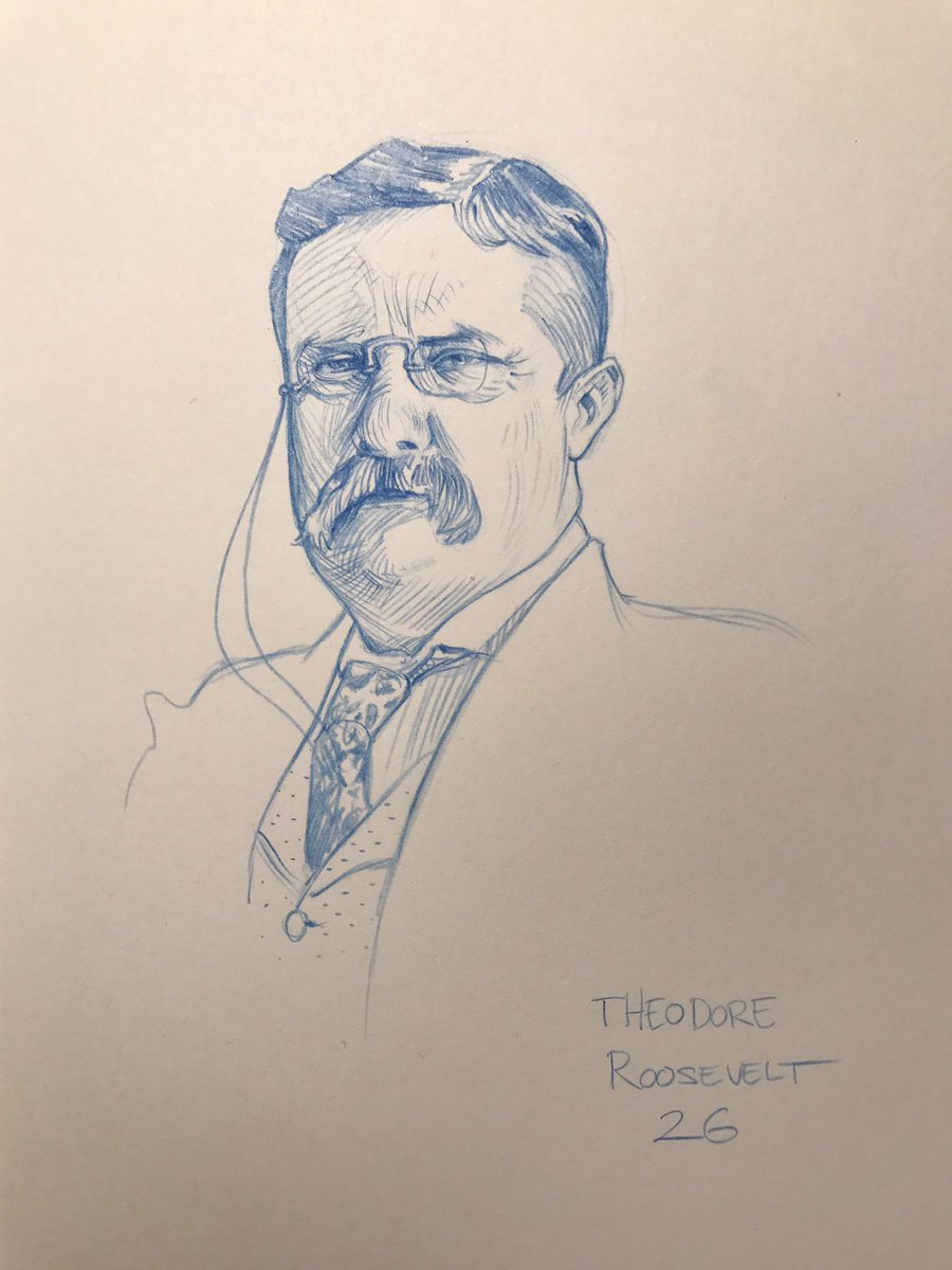 900x1200 John Paul Balmet On Twitter Theodore Roosevelt Pencils. Top 5 Of - Theodore Roosevelt Sketch