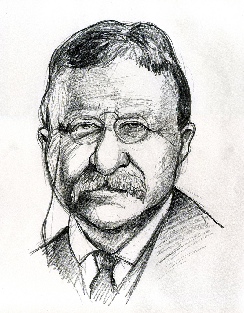 Theodore Roosevelt Sketch at Explore collection of