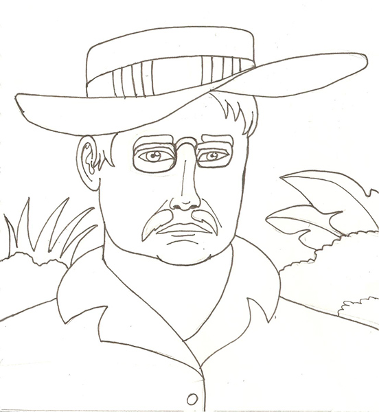 552x600 Theodore Roosevelt Sketch By Tyrannoninja - Theodore Roosevelt Sketch