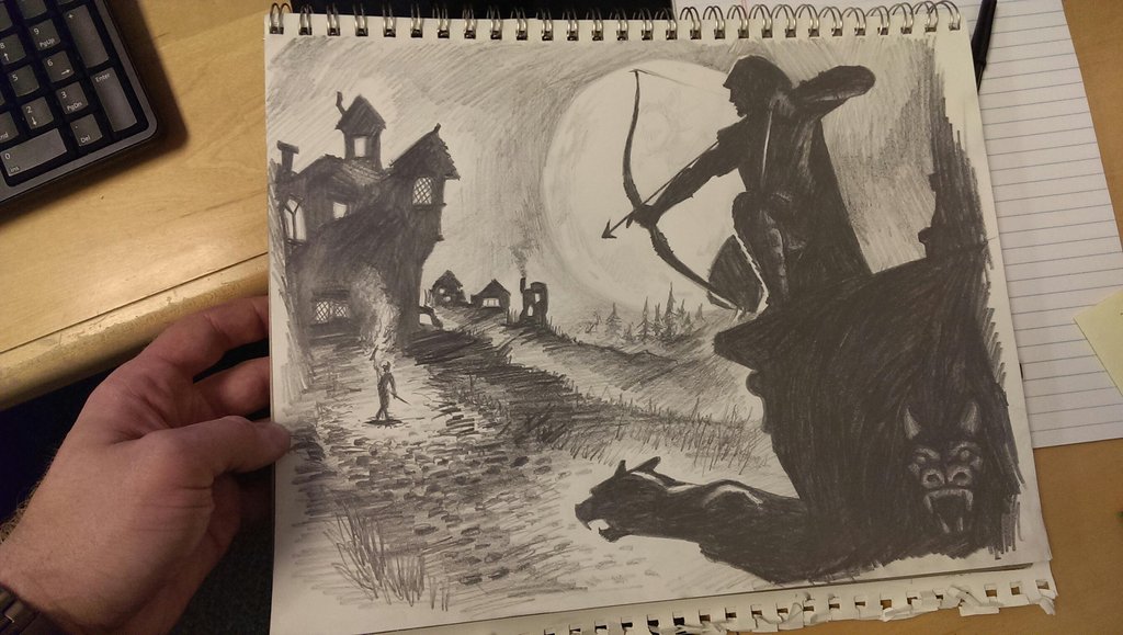 1024x579 Thief Sketch By Cbaileyart - Thief Sketch