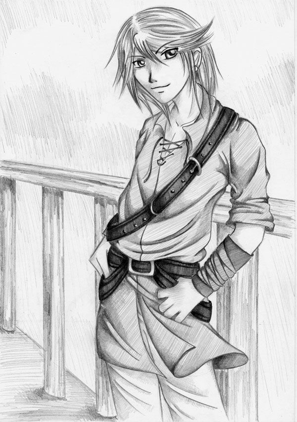 600x854 Thief Sketch By Elvesatemyramen Art Inspiration - Thief Sketch