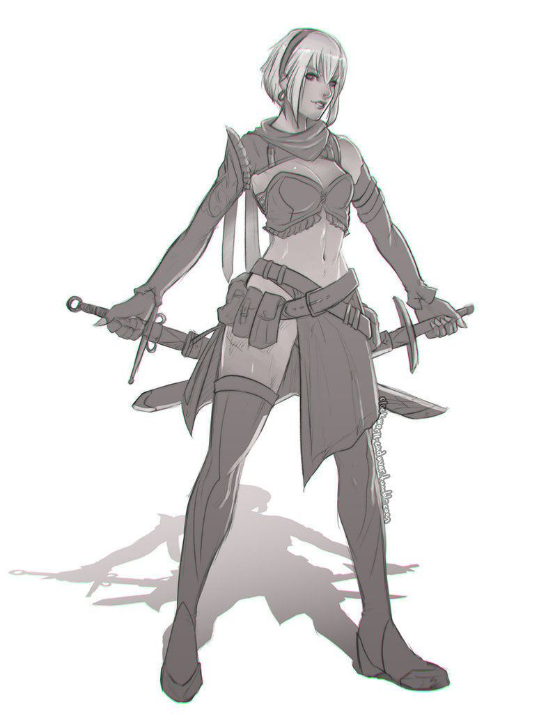 774x1032 Thief Sketch By Koyorin - Thief Sketch