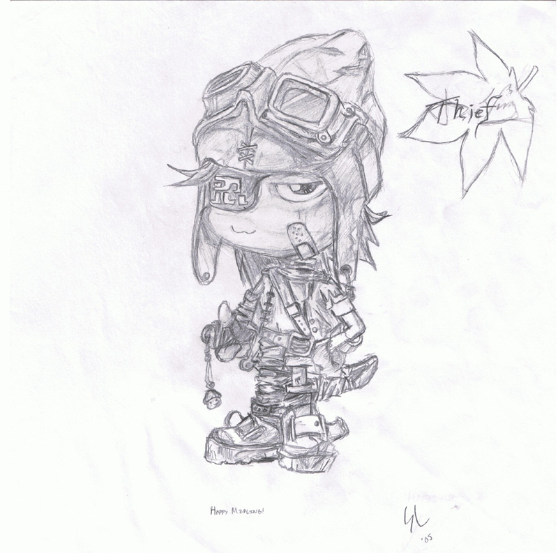 800x793 Thief Sketch. - Thief Sketch