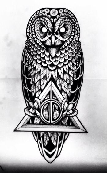 349x564 Harry Potter Tattoo Tattoos Harry Potter Tattoos - Thimble Sketch