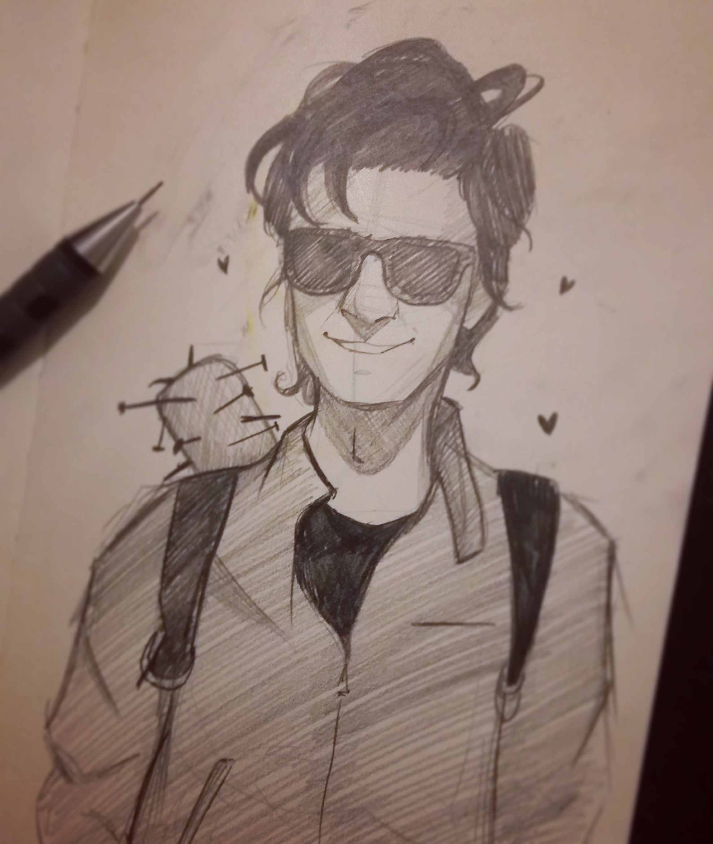 2304x2726 Quick Evening Cool Down Sketch Of Steve Harrington From Stranger - Things Sketch