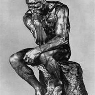 400x400 Thinking Man! (@lifeophile) Twitter - Thinking Man Sketch