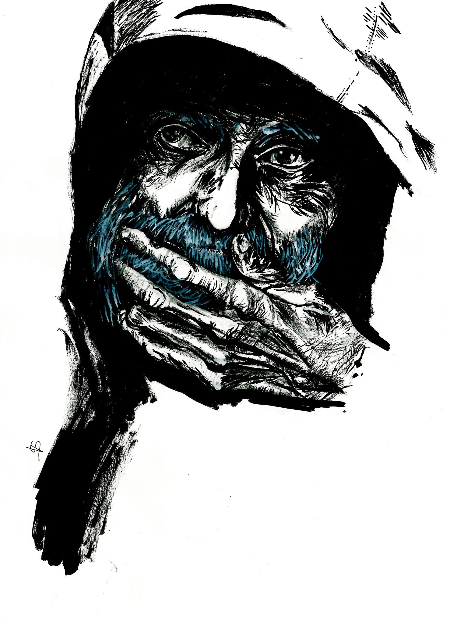 1478x2048 Thinking Man - Thinking Man Sketch