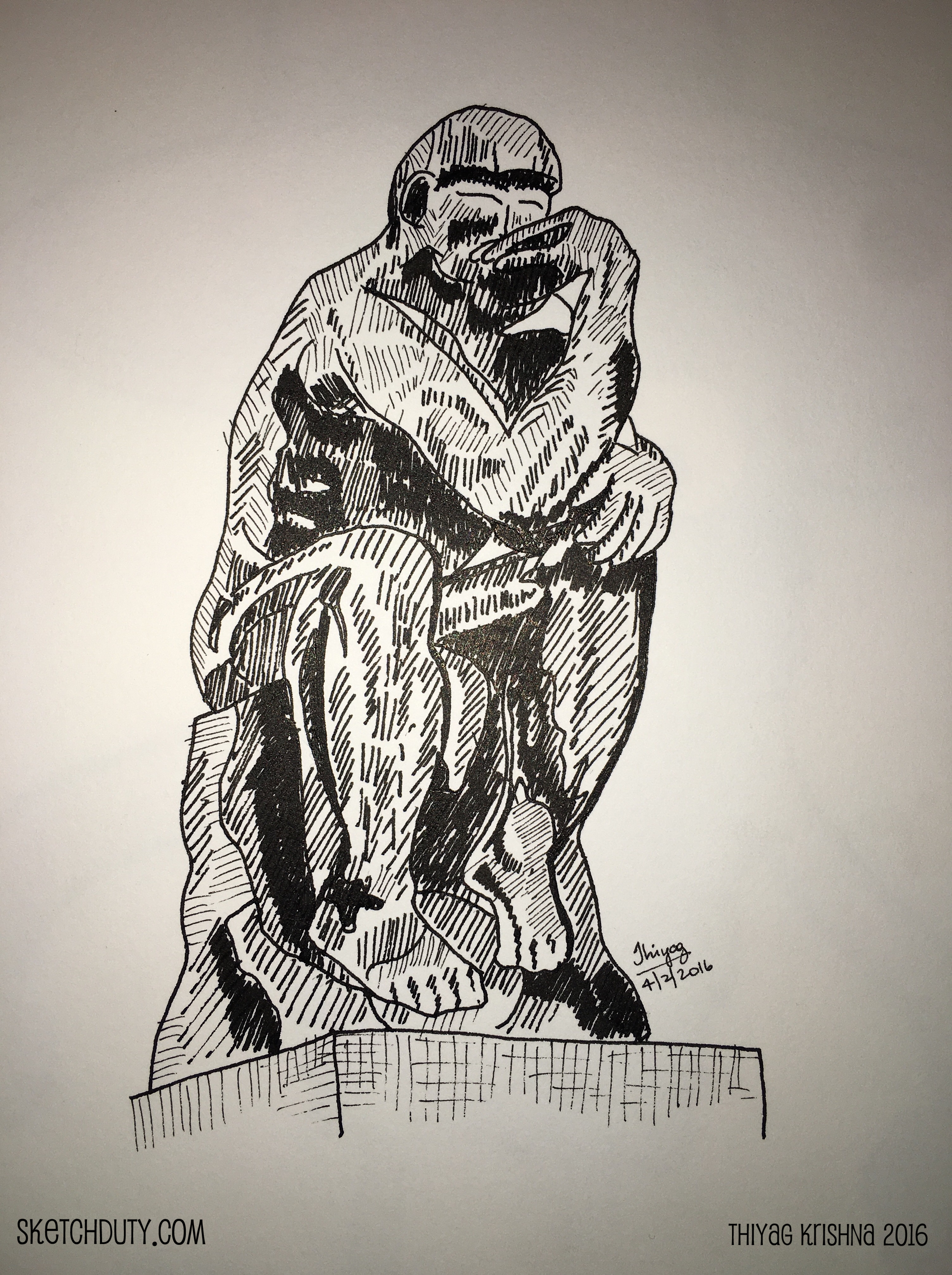 3008x4028 Thinking Man Sketch Duty - Thinking Man Sketch