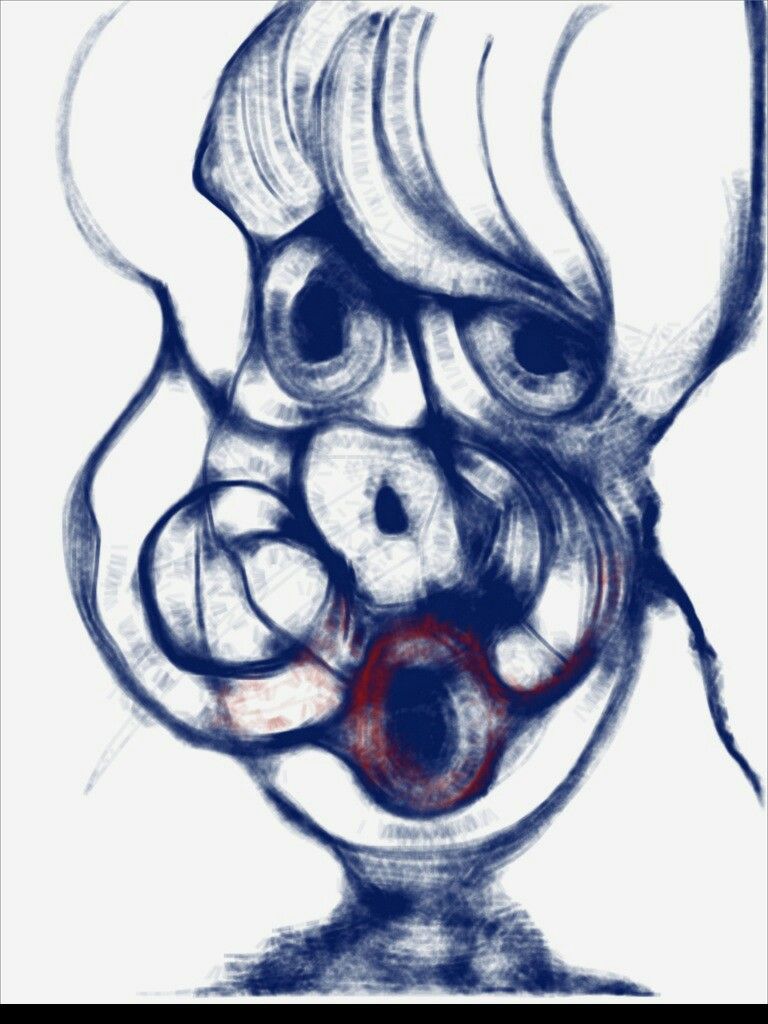 768x1024 Somokey Man - Thinking Man Sketch