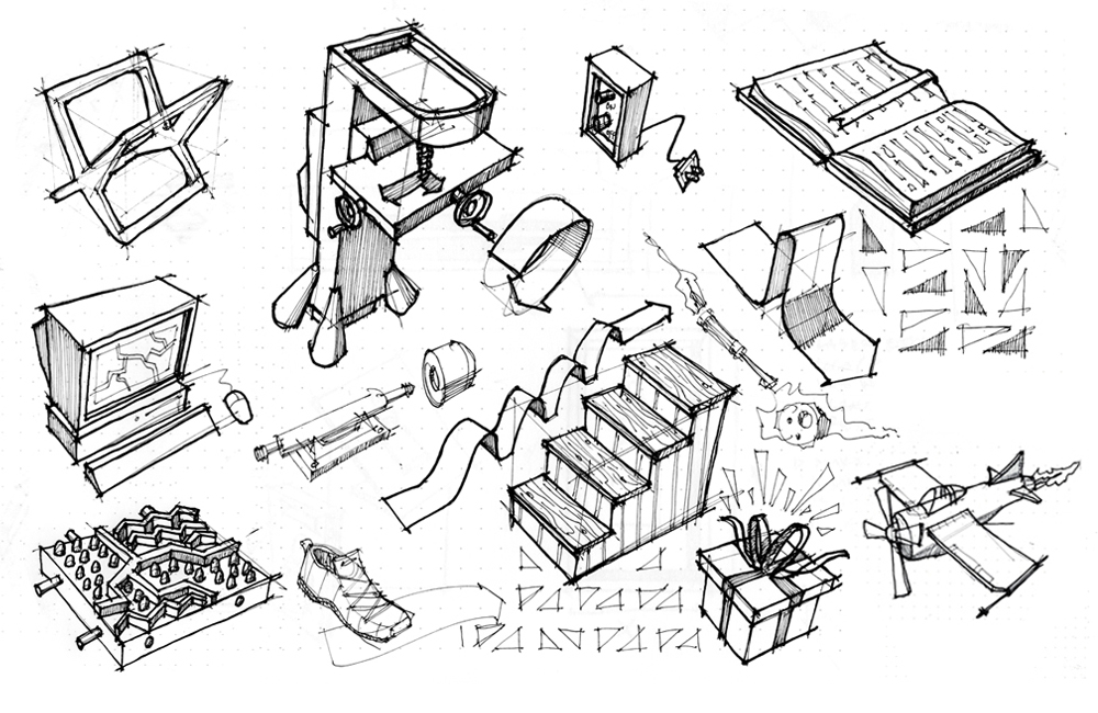 1000x650 Sketches Yaakov Lyubetsky Design - Thinking Sketch