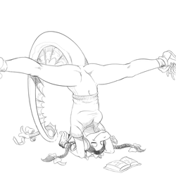 250x250 Thistle Sketch Weasyl - Thistle Sketch