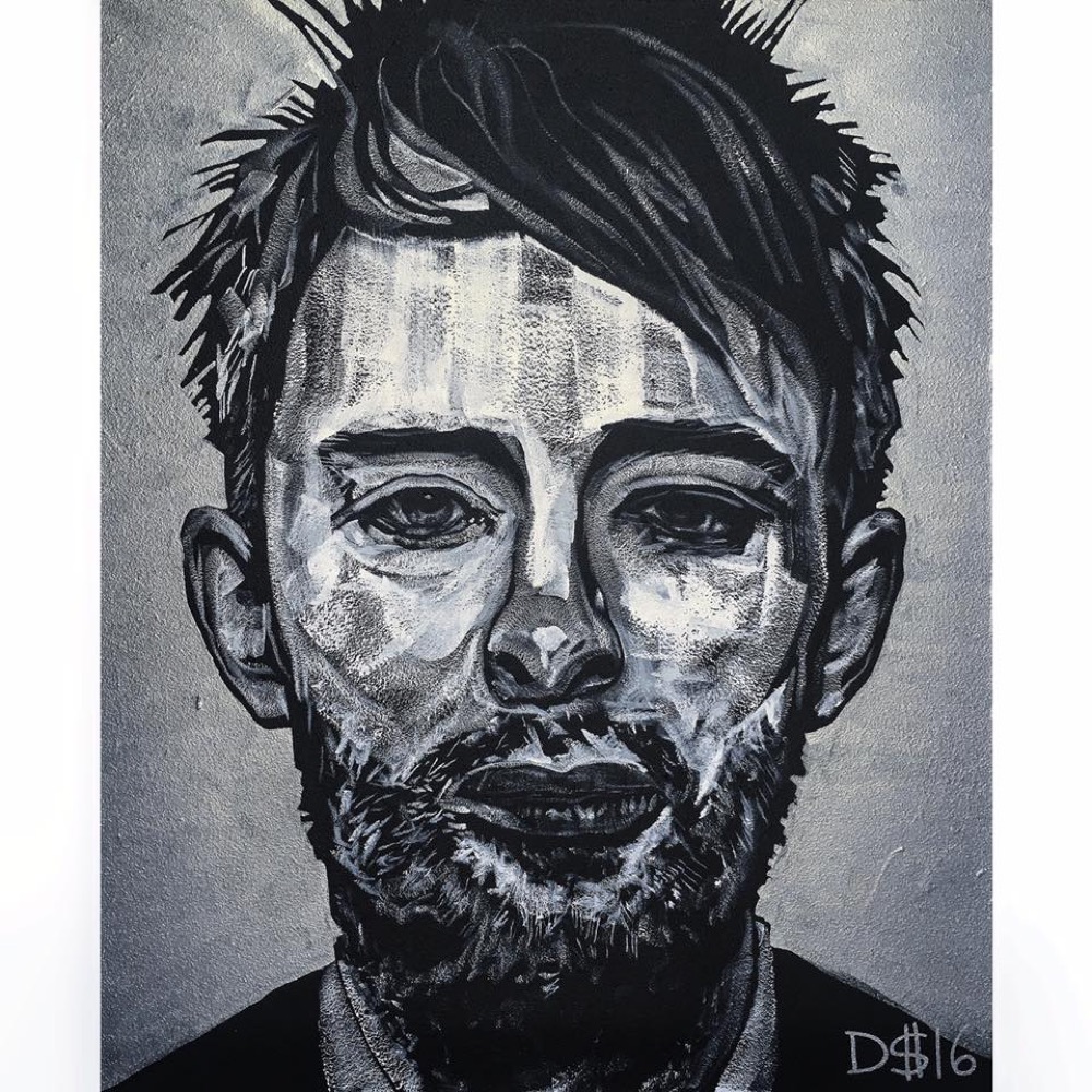 1000x1000 Thom Yorke - Thom Yorke Sketch
