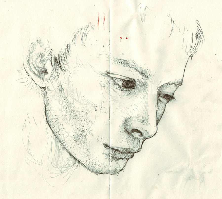 900x804 Thom Yorke Drawing By Christina Khachatryan - Thom Yorke Sketch
