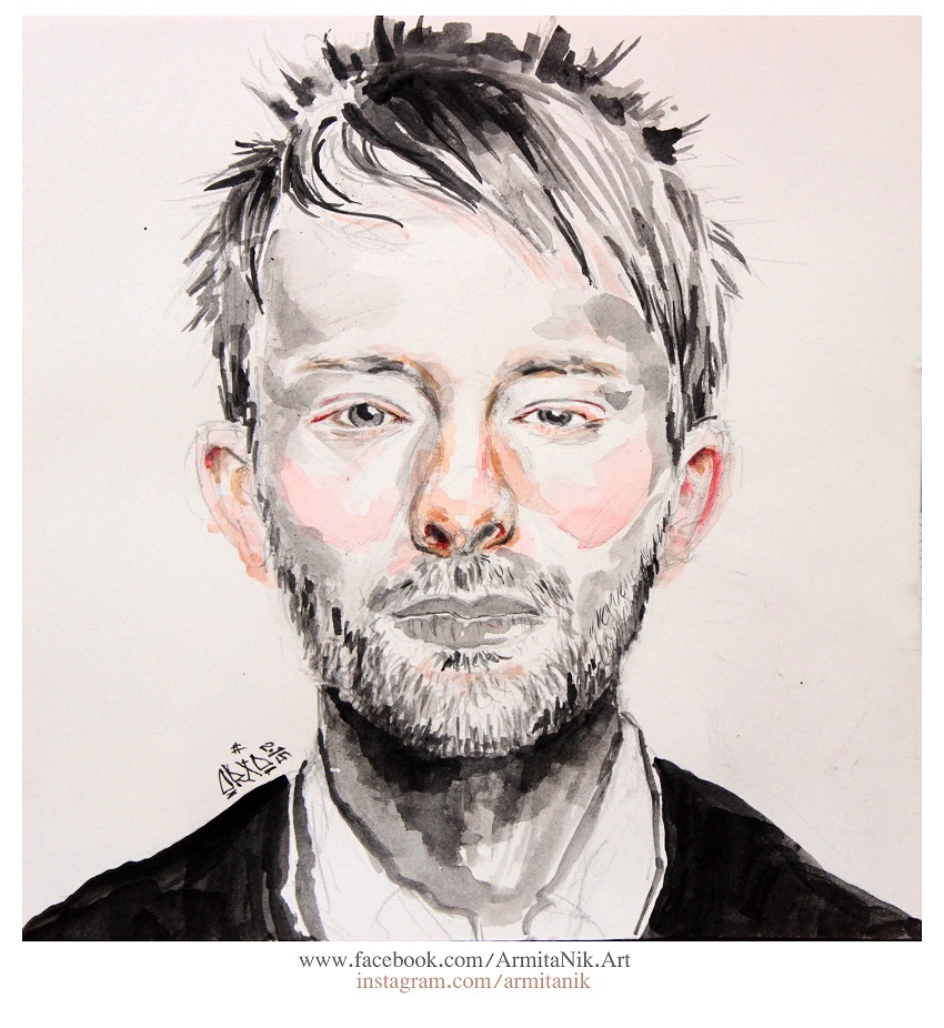 850x926 Thom Yorke By O0gie - Thom Yorke Sketch