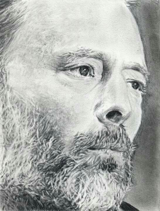 546x720 Thom Yorke Drawing Thom Yorke Fan Art Thom Yorke - Thom Yorke Sketch
