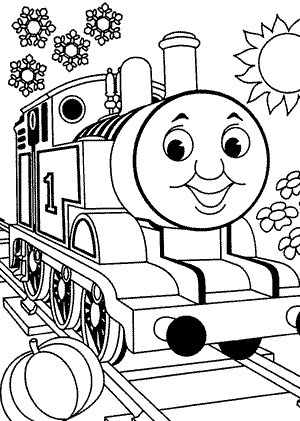 300x421 Thomas And Friends Coloring Pages For Kids, Printable Free - Thomas And Friends Sketch