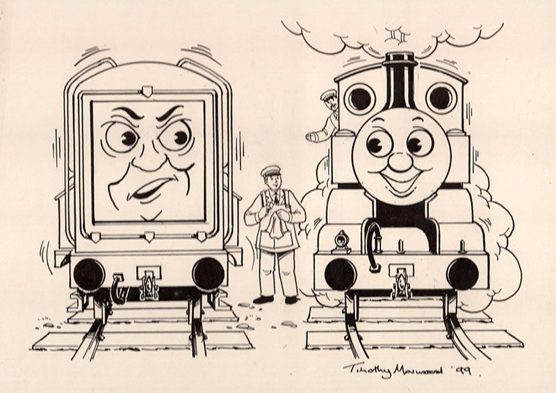 800x565 Diesel And Thomas Timothy Marwood R. Michelson Galleries - Thomas And Friends Sketch
