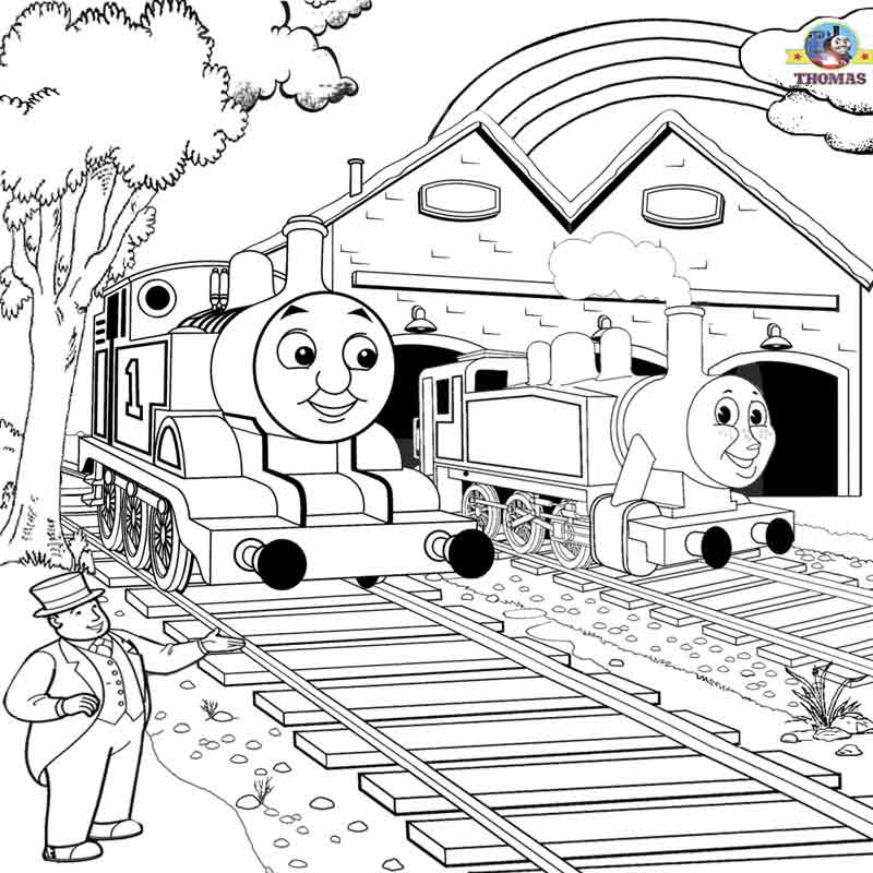 Thomas And Friends Sketch at PaintingValley.com | Explore collection of ...