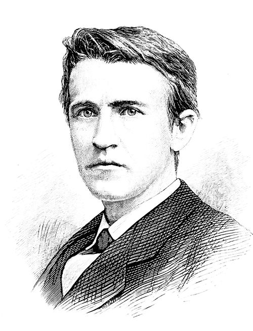 Thomas Edison Sketch at Explore collection of