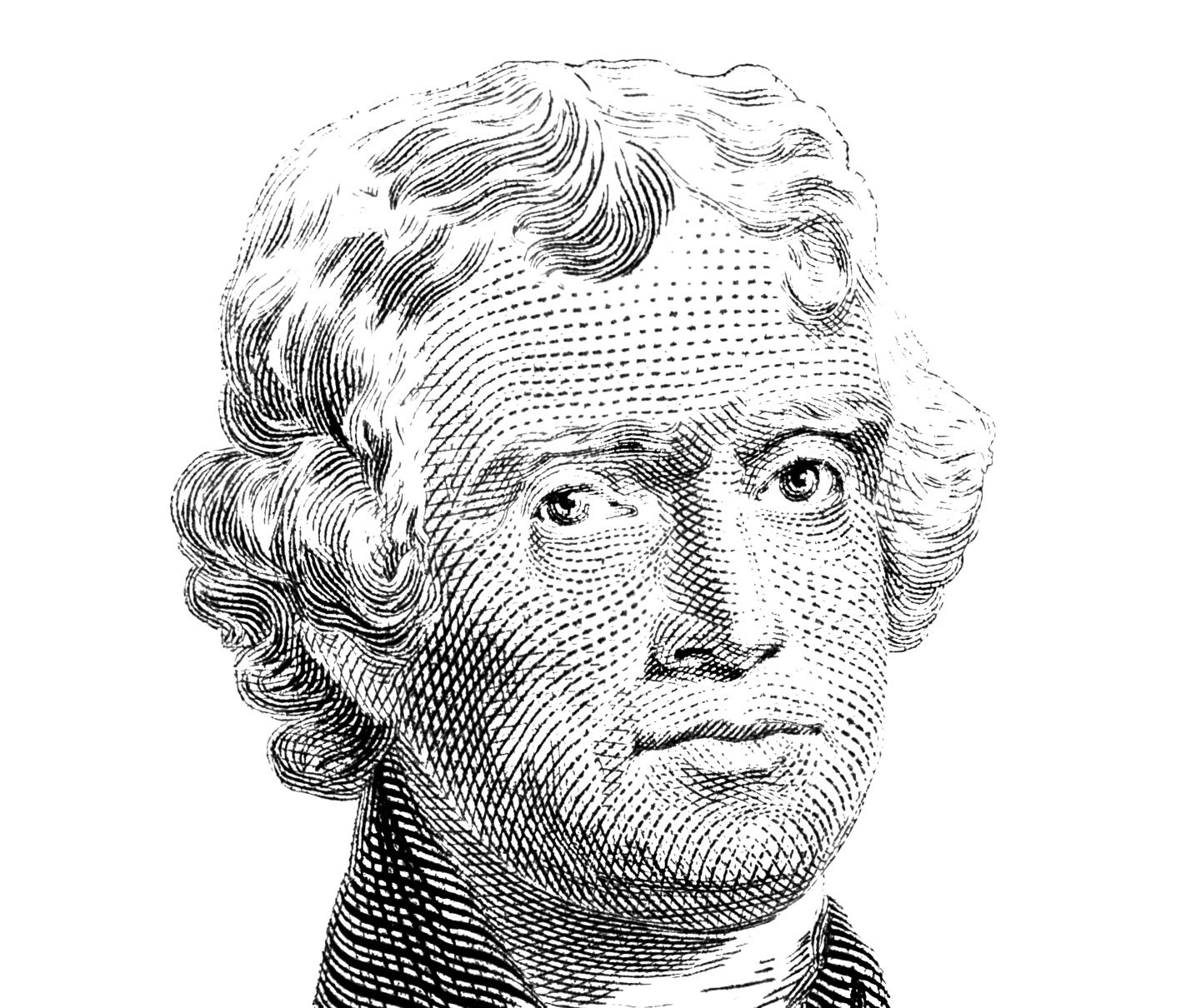 1417x1210 Thomas Jefferson - Thomas Jefferson Sketch