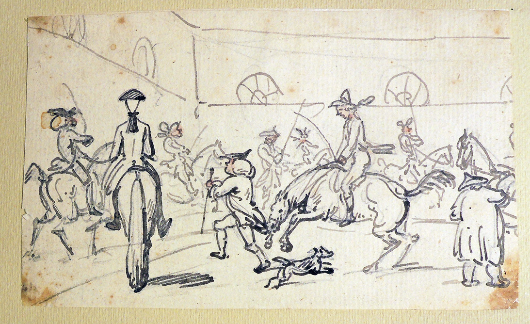 1093x668 Matching A Thomas Rowlandson Sketch To Its Finished Print - Thomas Sketch