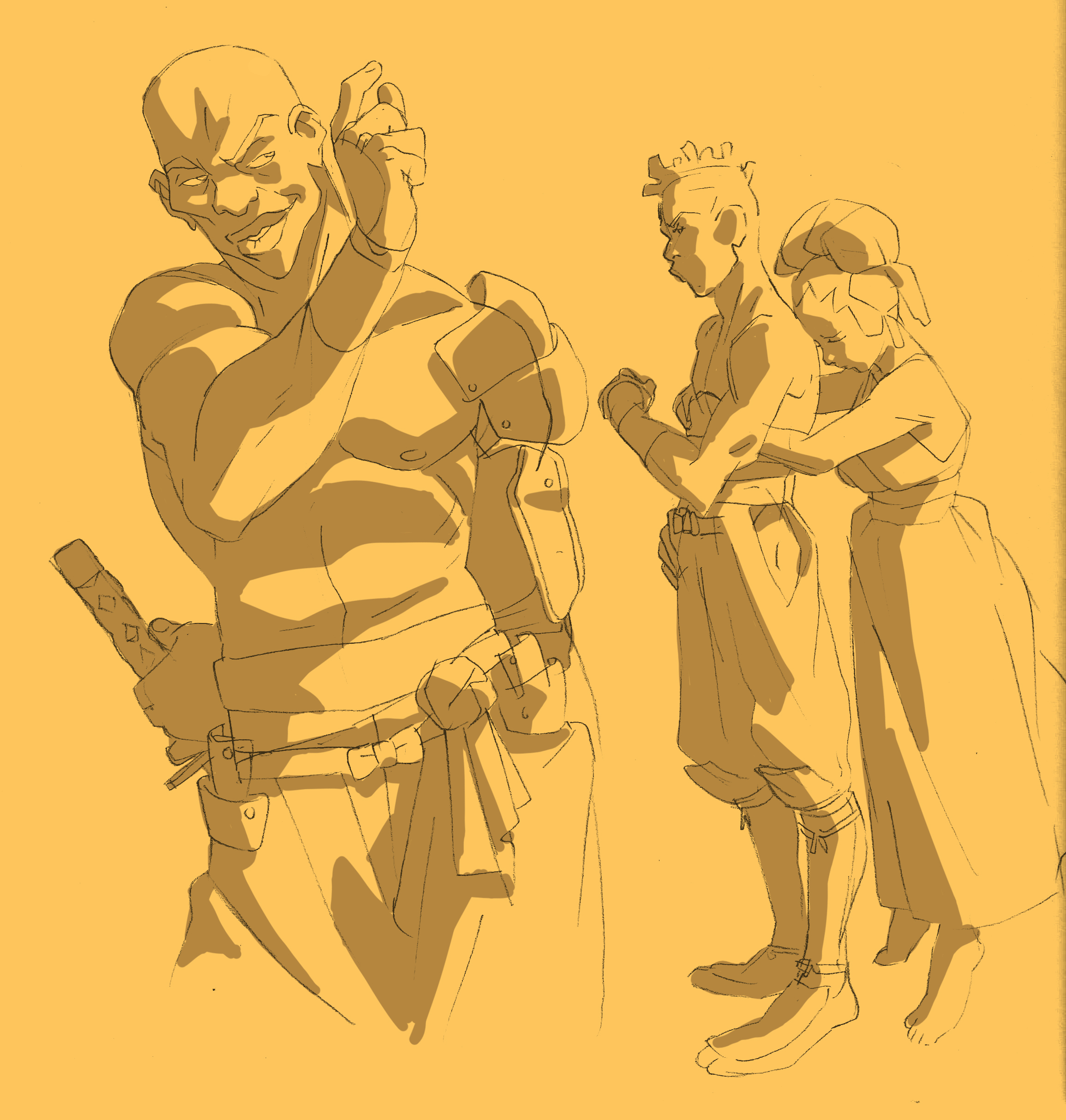 2310x2427 Yasuke Sketch - Thomas Sketch