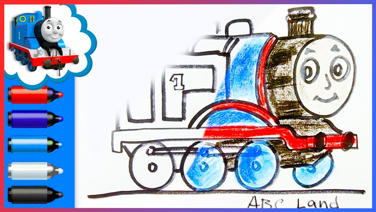 1280x720 Thomas And Friends How To Draw Thomas The Tank Engine - Thomas The Tank Engine Sketch