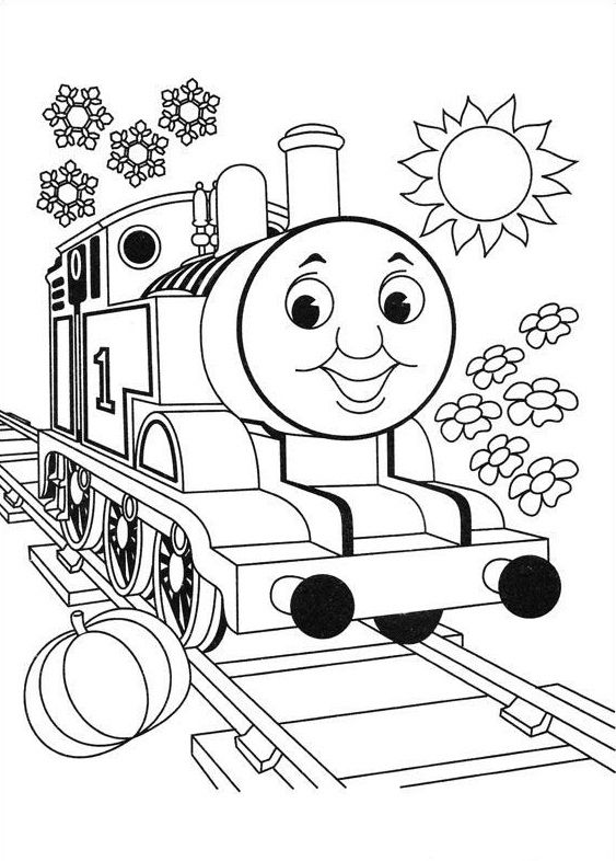 563x786 Top 20 Free Printable Thomas The Train Coloring Pages Online - Thomas The Train Sketch