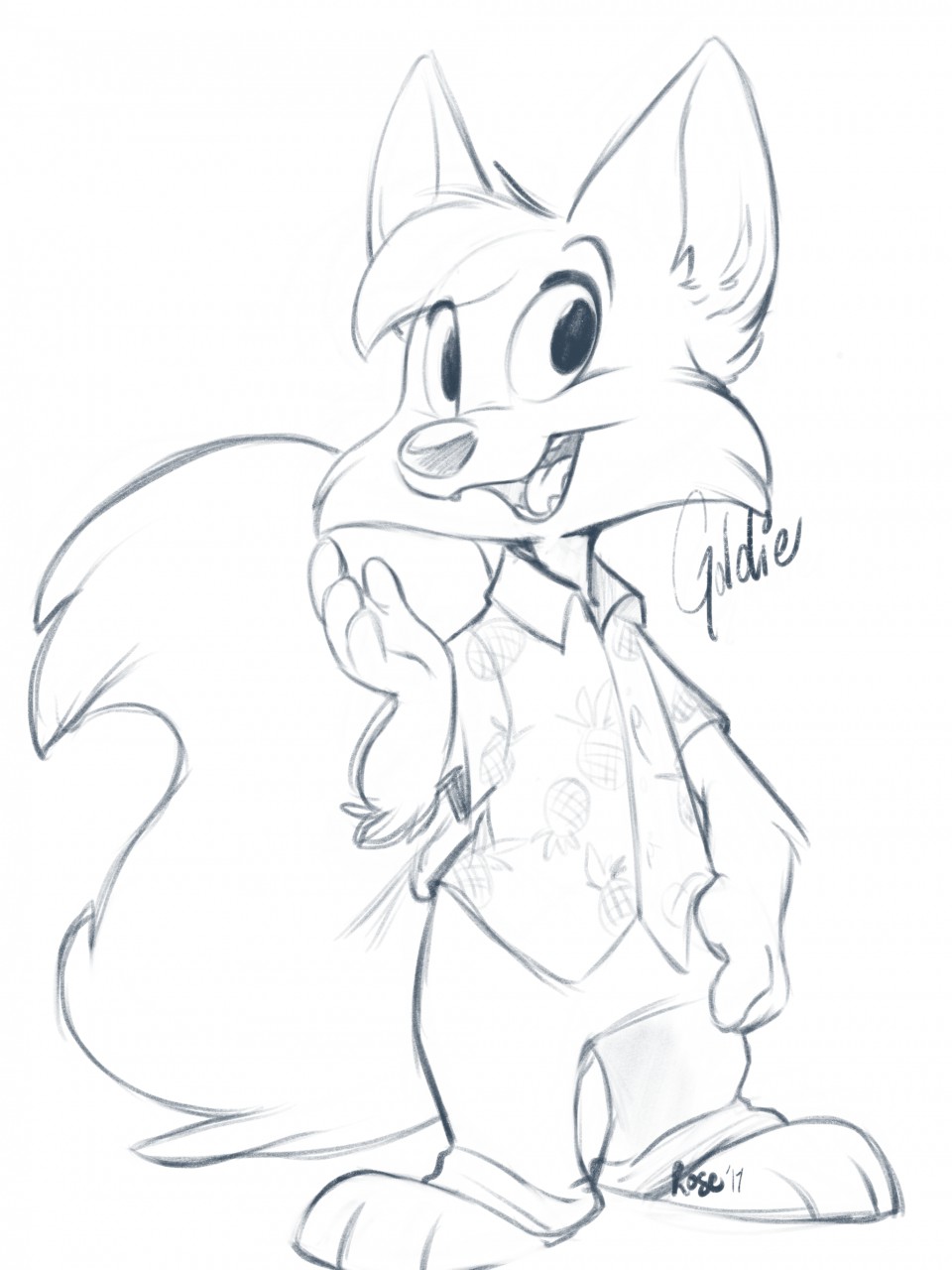 960x1280 Goldie Sketch By Thorn - Thorn Sketch