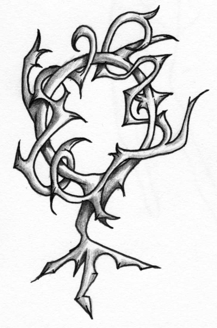 728x1098 Thorn Thing By Stickopotamu - Thorn Sketch