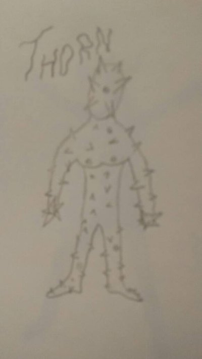 400x710 Thorn Sketch By Mwentindustries - Thorn Sketch