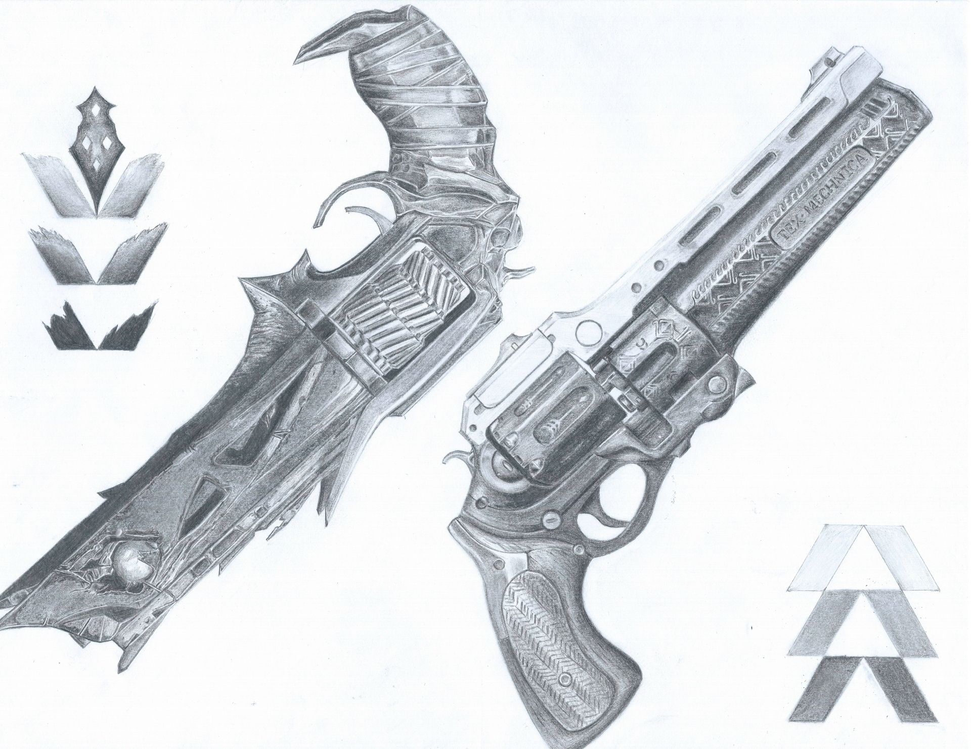 1920x1483 Thorn Vs The Last Word Drawing Destinythegame - Thorn Sketch
