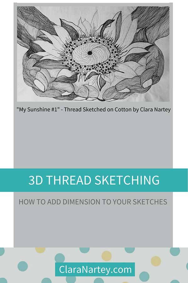 600x900 Stitch The Sketch - Thread Sketching