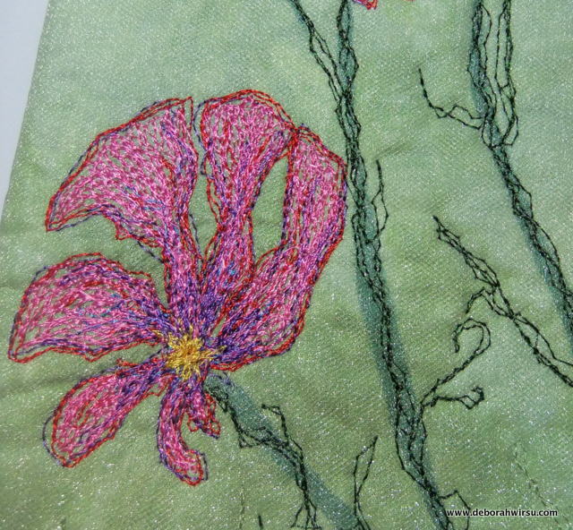 640x592 Thread Sketching In Action No 29 Floral Whimsy In Pink! - Thread Sketching