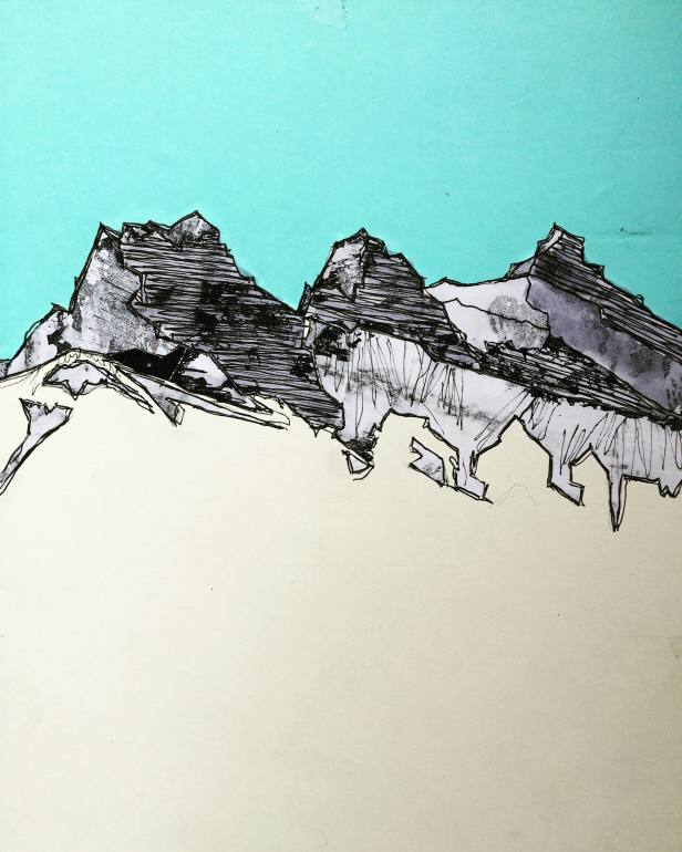 616x770 The Three Sisters - Three Sketch