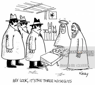 400x359 The Magi Cartoons And Comics - Three Wise Men Sketch