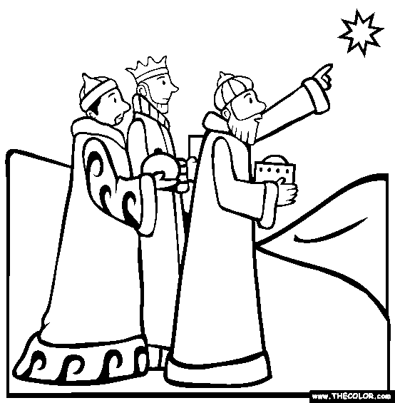 554x565 Three Wise Men Clipart Group With Items - Three Wise Men Sketch