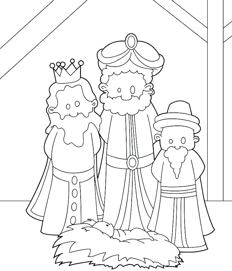 Three Wise Men Sketch at PaintingValley.com | Explore collection of ...